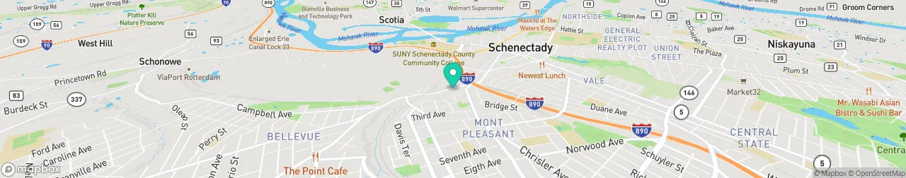 borne de recharge sur la carte