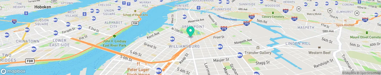 borne de recharge sur la carte