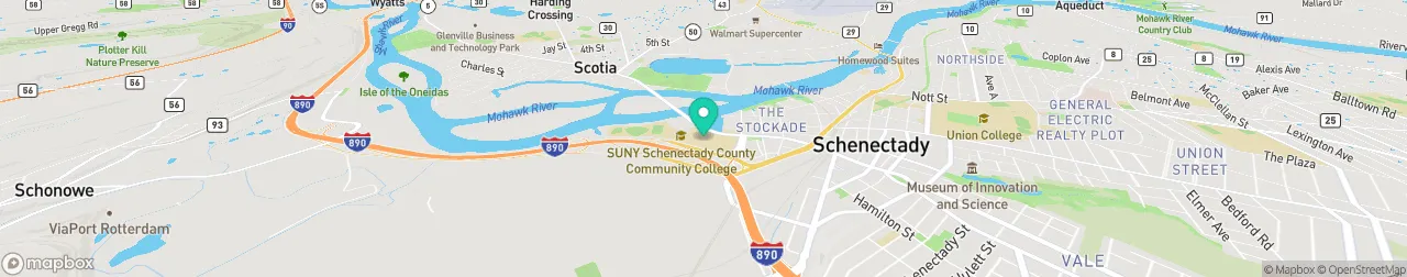 borne de recharge sur la carte