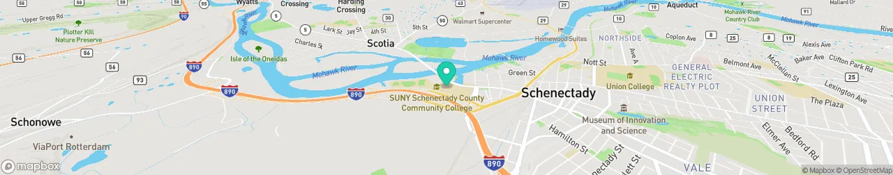 borne de recharge sur la carte