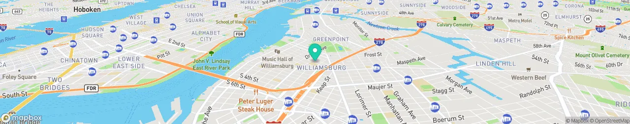 borne de recharge sur la carte