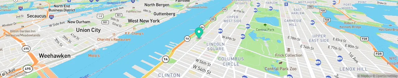 borne de recharge sur la carte