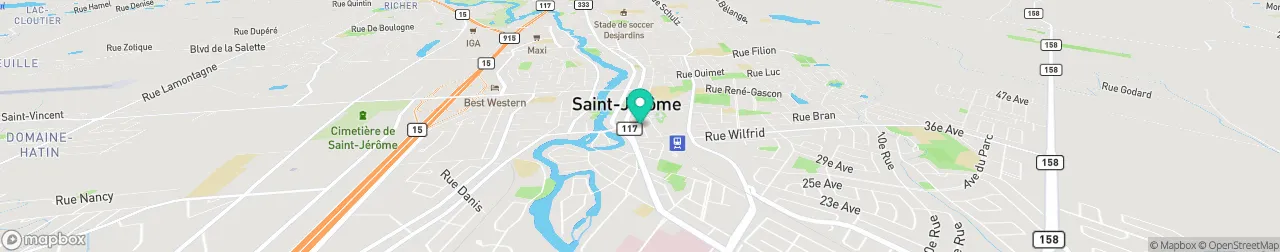 borne de recharge sur la carte