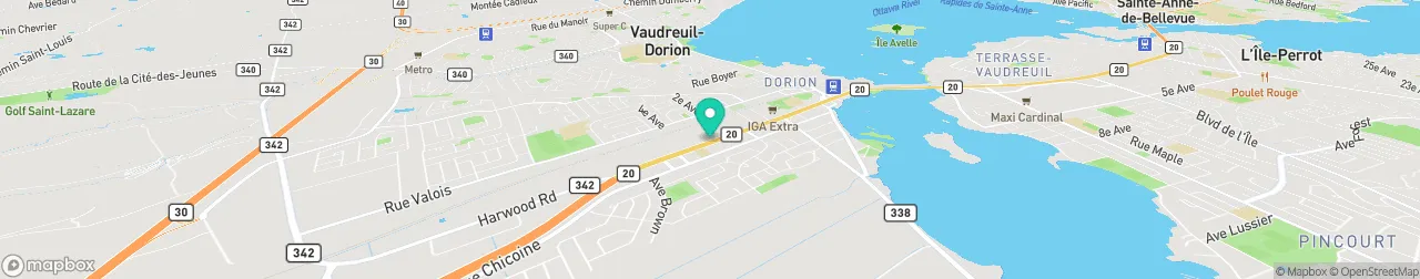 borne de recharge sur la carte