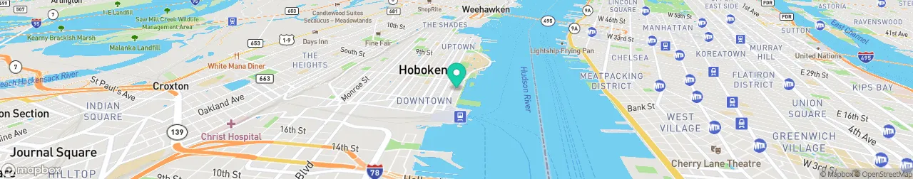 borne de recharge sur la carte