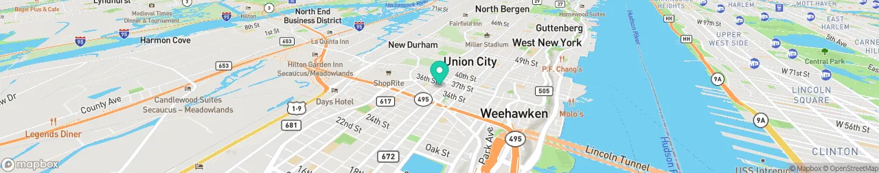 ev charging station on the map