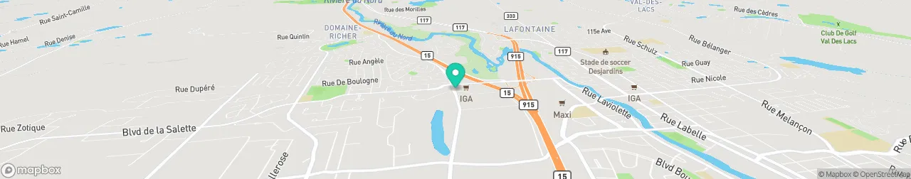 borne de recharge sur la carte