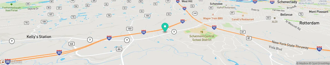 borne de recharge sur la carte