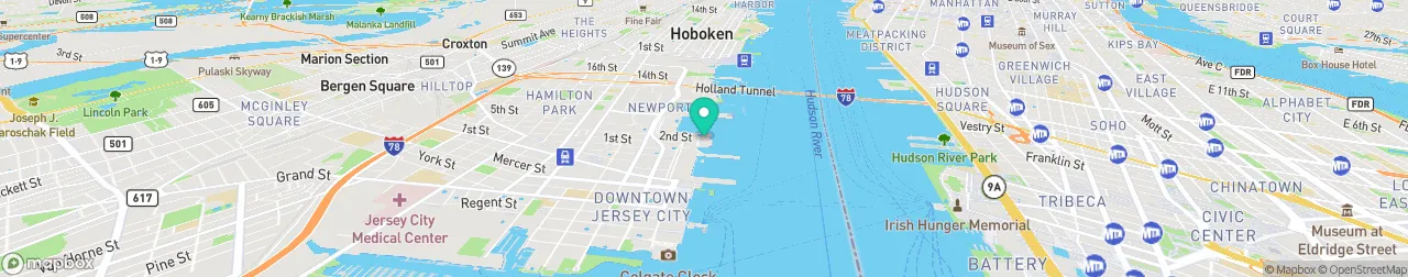 borne de recharge sur la carte