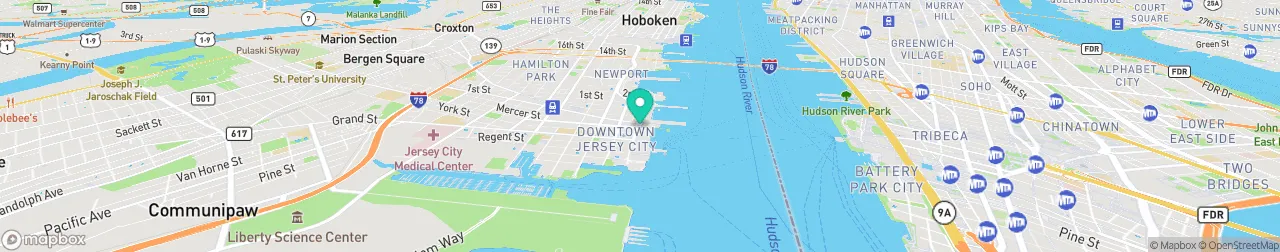 borne de recharge sur la carte