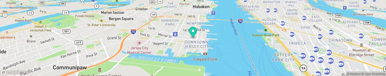 ev charging station on the map