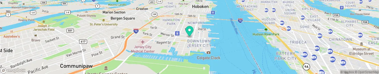 borne de recharge sur la carte