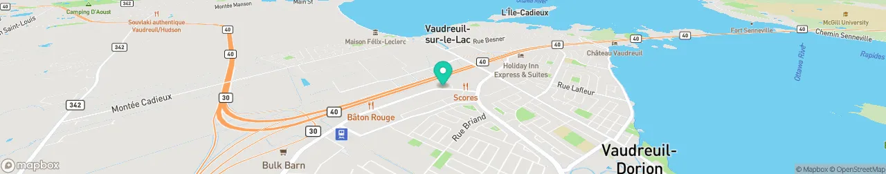 borne de recharge sur la carte