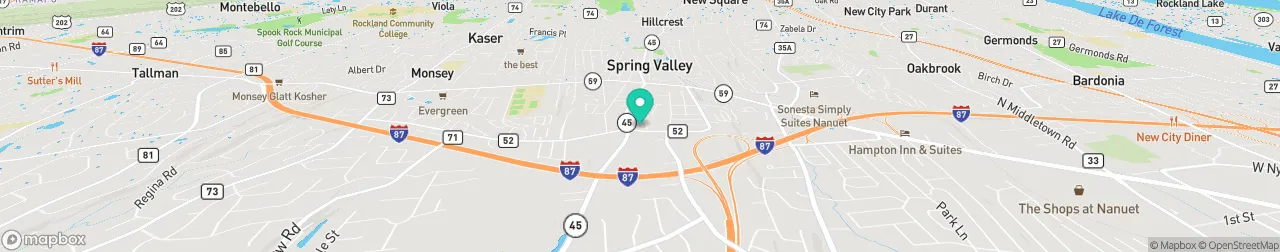 borne de recharge sur la carte