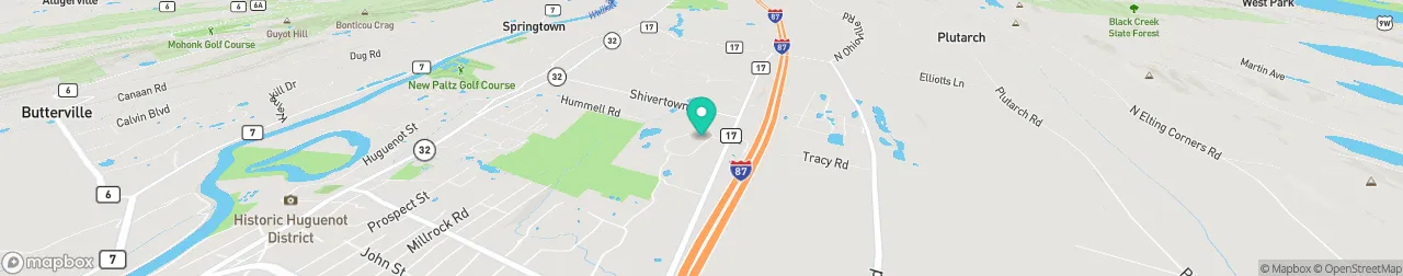 borne de recharge sur la carte