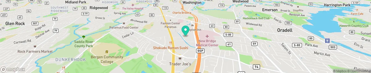 ev charging station on the map