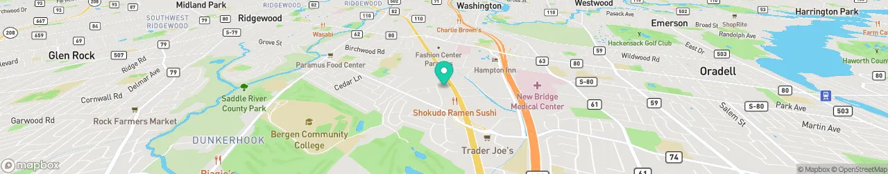 borne de recharge sur la carte