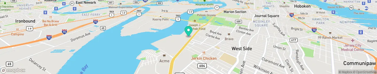 borne de recharge sur la carte