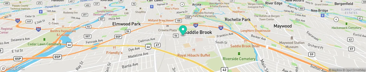 ev charging station on the map