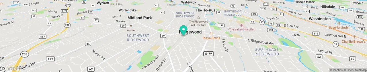 borne de recharge sur la carte