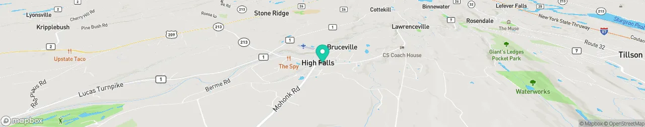 borne de recharge sur la carte