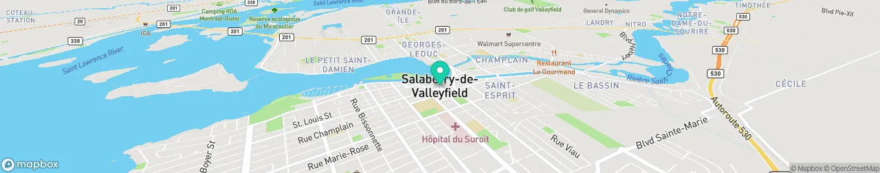 ev charging station on the map