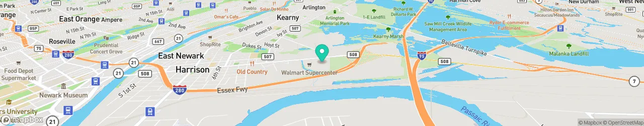 ev charging station on the map