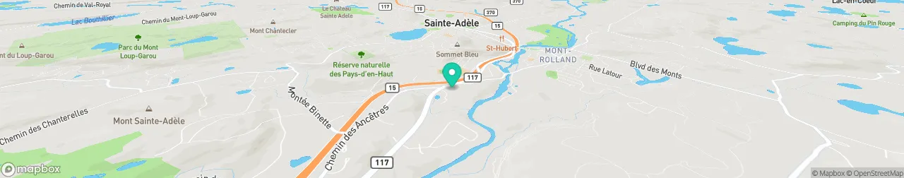 borne de recharge sur la carte