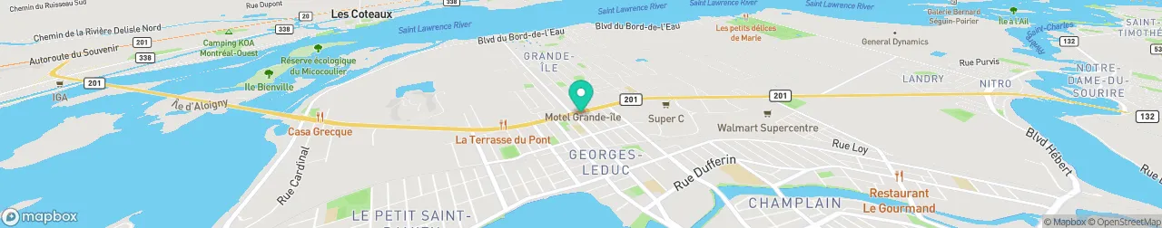 borne de recharge sur la carte