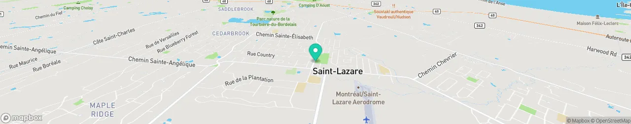 borne de recharge sur la carte