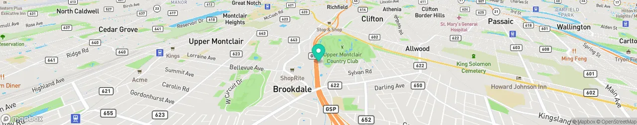 borne de recharge sur la carte