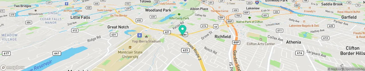 borne de recharge sur la carte