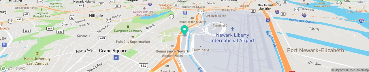 ev charging station on the map