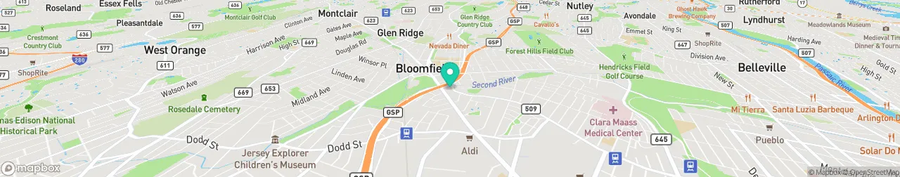 ev charging station on the map