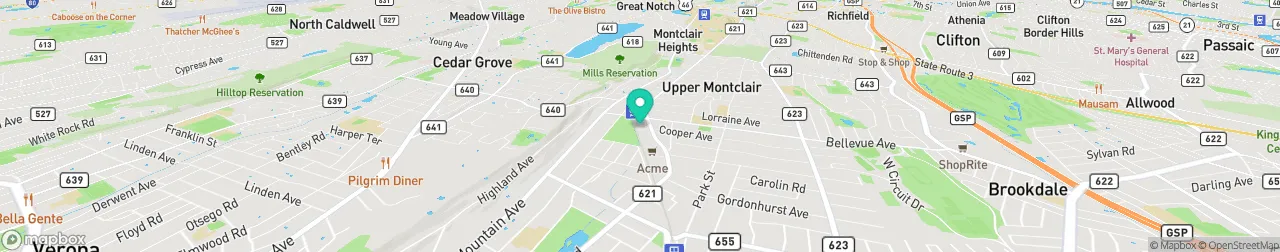 borne de recharge sur la carte