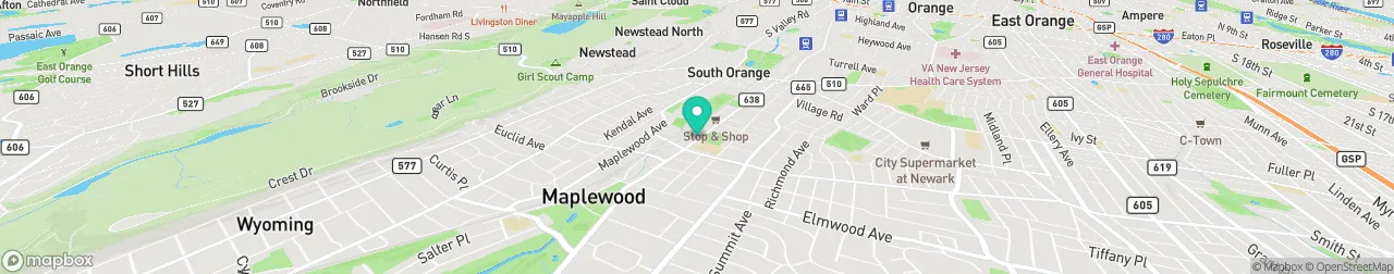 borne de recharge sur la carte