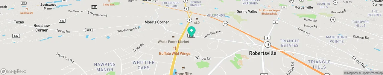 ev charging station on the map