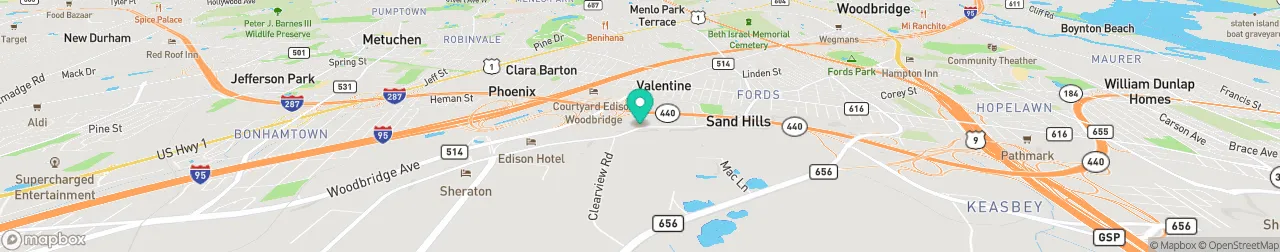 ev charging station on the map