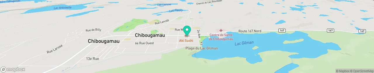 borne de recharge sur la carte