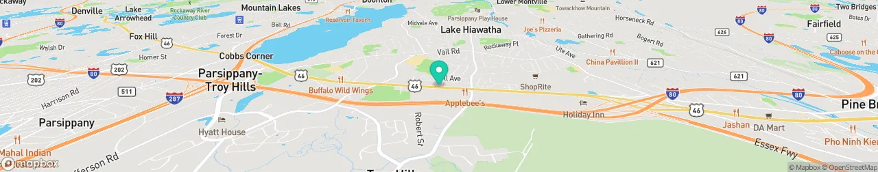 borne de recharge sur la carte