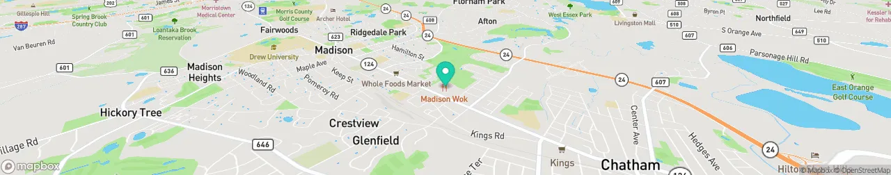 borne de recharge sur la carte