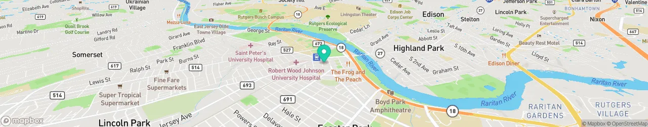 borne de recharge sur la carte