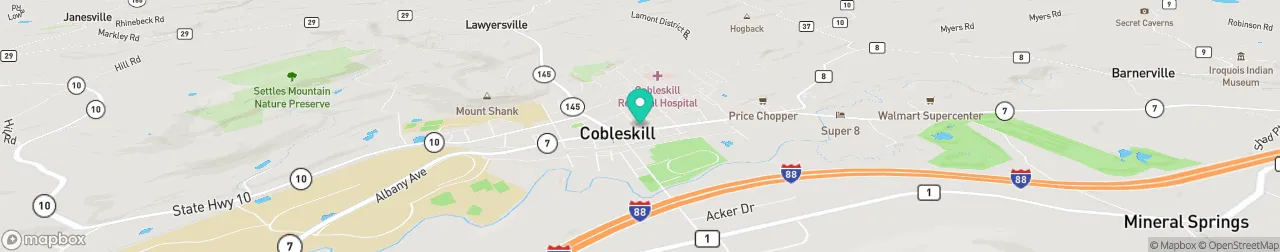 borne de recharge sur la carte