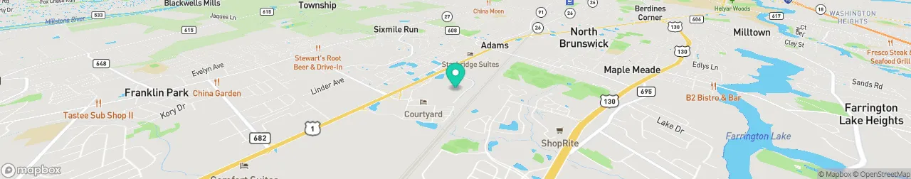 borne de recharge sur la carte