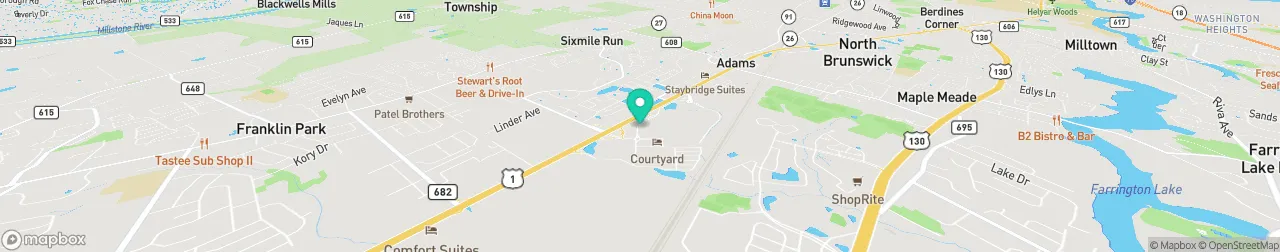 borne de recharge sur la carte