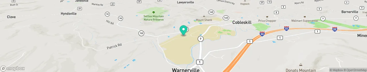 borne de recharge sur la carte