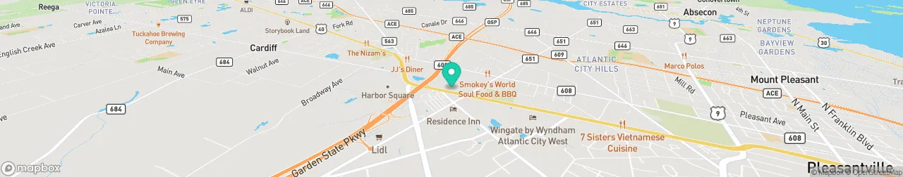 ev charging station on the map