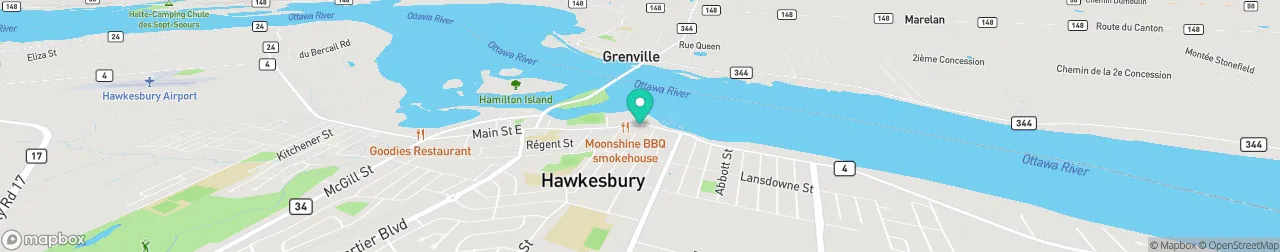 borne de recharge sur la carte