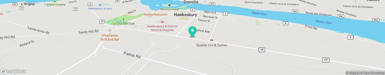 borne de recharge sur la carte