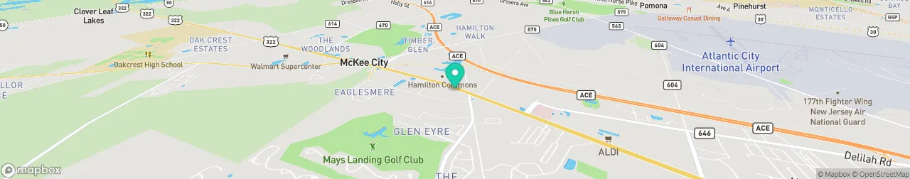 borne de recharge sur la carte